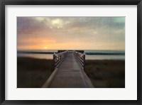 Framed Sunset Pier