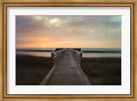 Framed Sunset Pier