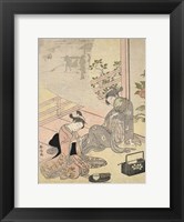 Framed Courtesan Dreaming