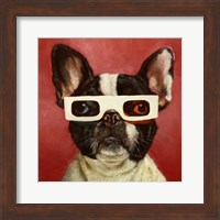 Framed 3D Dog