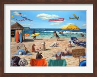 Framed Dog Beach