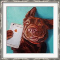 Framed Dog Selfie
