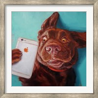 Framed Dog Selfie