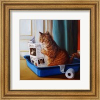 Framed Kitty Throne