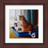 Framed Kitty Throne