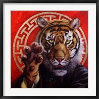 Framed Legend of Tiger Claw