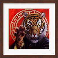 Framed Legend of Tiger Claw