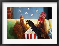 Framed Popcorn Chickens