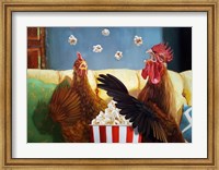 Framed Popcorn Chickens
