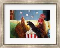 Framed Popcorn Chickens