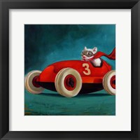 Framed Speed Racer