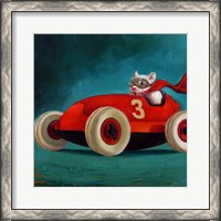 Framed Speed Racer