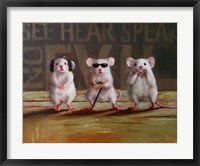 Framed Three Wise Mice