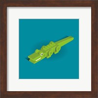 Framed 'Crocodile' border=