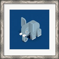 Framed 'Elephant' border=