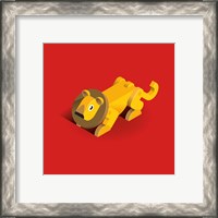 Framed 'Lion' border=