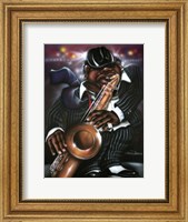 Framed Jazzman Moe