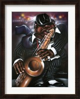 Framed Jazzman Moe