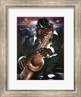 Framed Jazzman Moe