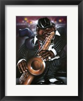 Jazzman Moe Framed Print