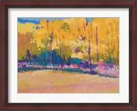 Framed Yellow Trees