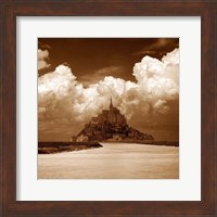 Framed Mont San Michel