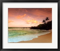 Framed North Shore Dawn, Oahu