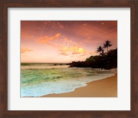 Framed North Shore Dawn, Oahu