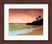 Framed North Shore Dawn, Oahu