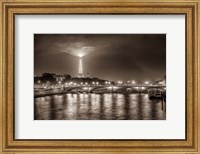 Framed Paris Night