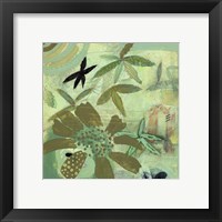 Framed 'Floral Fantasies 2' border=