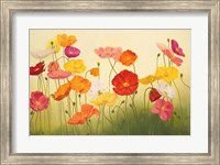 Framed Sunlit Poppies