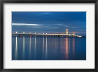 Framed Mackinac Bridge