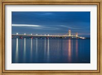 Framed Mackinac Bridge