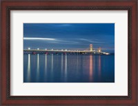 Framed Mackinac Bridge