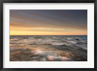 Framed Lake Superior Waves