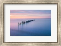 Framed Lake Superior Old Pier IV