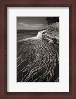 Framed Pictured Rocks Michigan I BW