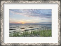 Framed Lake Michigan Sunset III