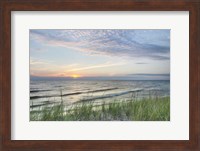 Framed Lake Michigan Sunset III