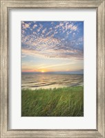 Framed Lake Michigan Sunset I