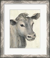 Framed Moo Brown Crop