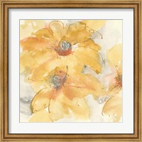 Framed Golden Clematis I