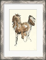 Framed Sketchy Horse VI