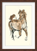 Framed Sketchy Horse V