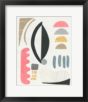 Mixed Shapes II Framed Print