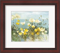 Framed Field of Poppies Bright Crop