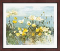 Framed Field of Poppies Bright Crop