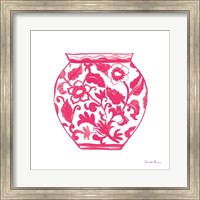 Framed Chinoiserie I Pink