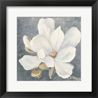 Framed Serene Magnolia Gray